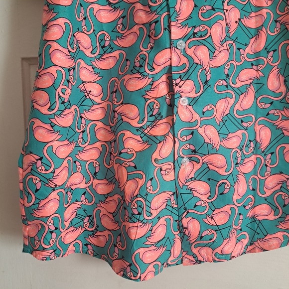 Flamingo Button-up Shirt - Picture 4 of 5